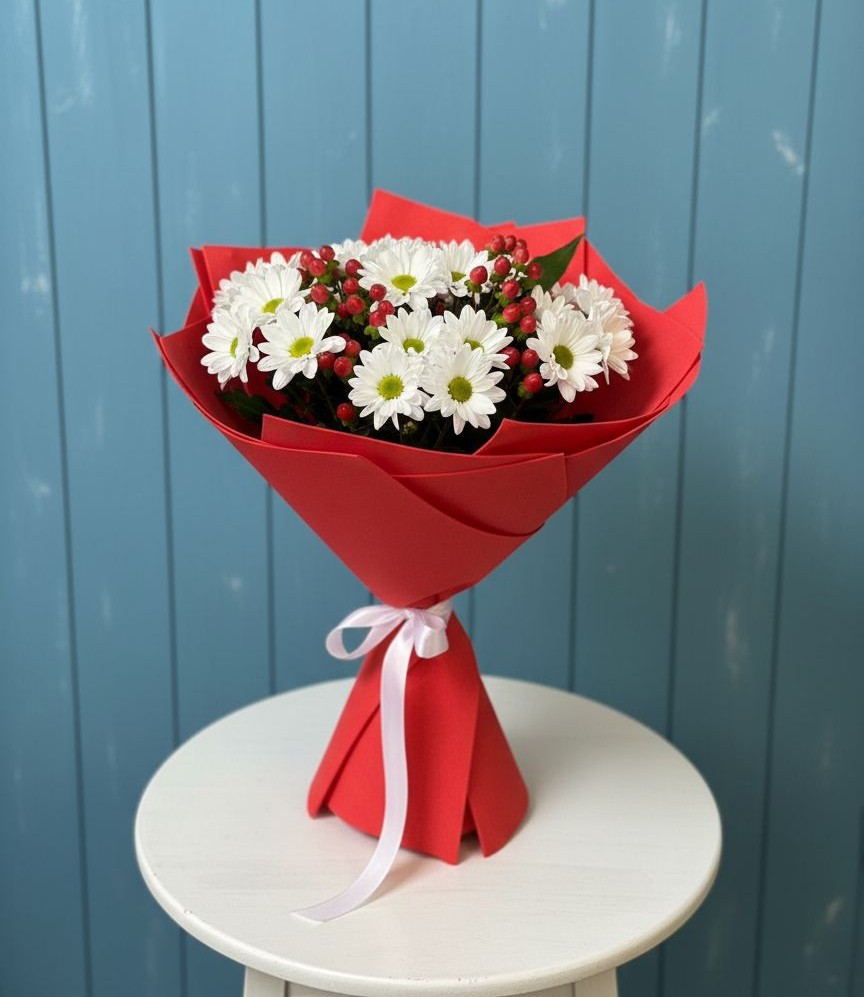 Букет цветов из: Хризантемы в Дондуковском