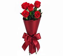 Букет 5 Красных роз Эдлесс Лав в Дондуковском