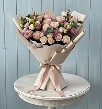 Букет цветов из:  Розы и Лизиантусы #REPLACE_PRED# Дондуковском