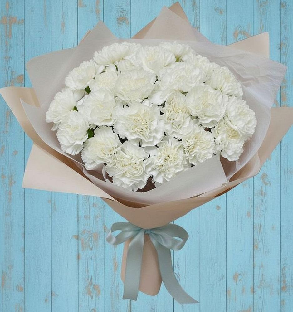 Букет цветов из: Гвоздики в Дондуковском