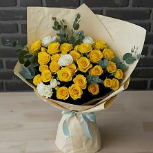 Букет цветов из:  Розы в Дондуковском