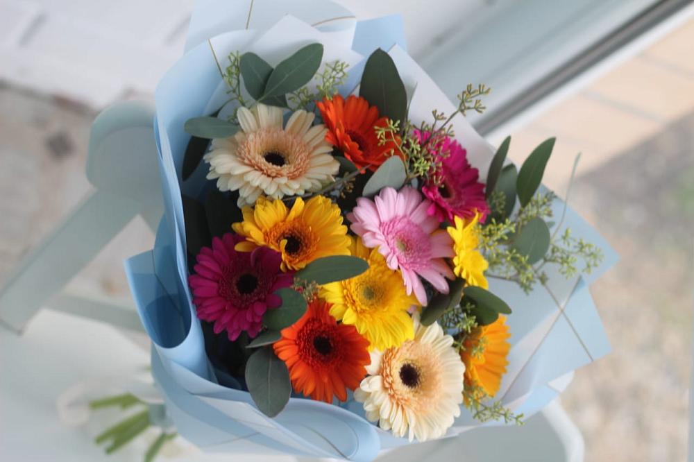 Букет цветов из: Герберы в Дондуковском