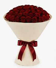 Букет 101 Бордовая роза Блэк Бакарра в Дондуковском
