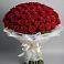 Букет 101 Красная роза Блэк Мэджик в Дондуковском