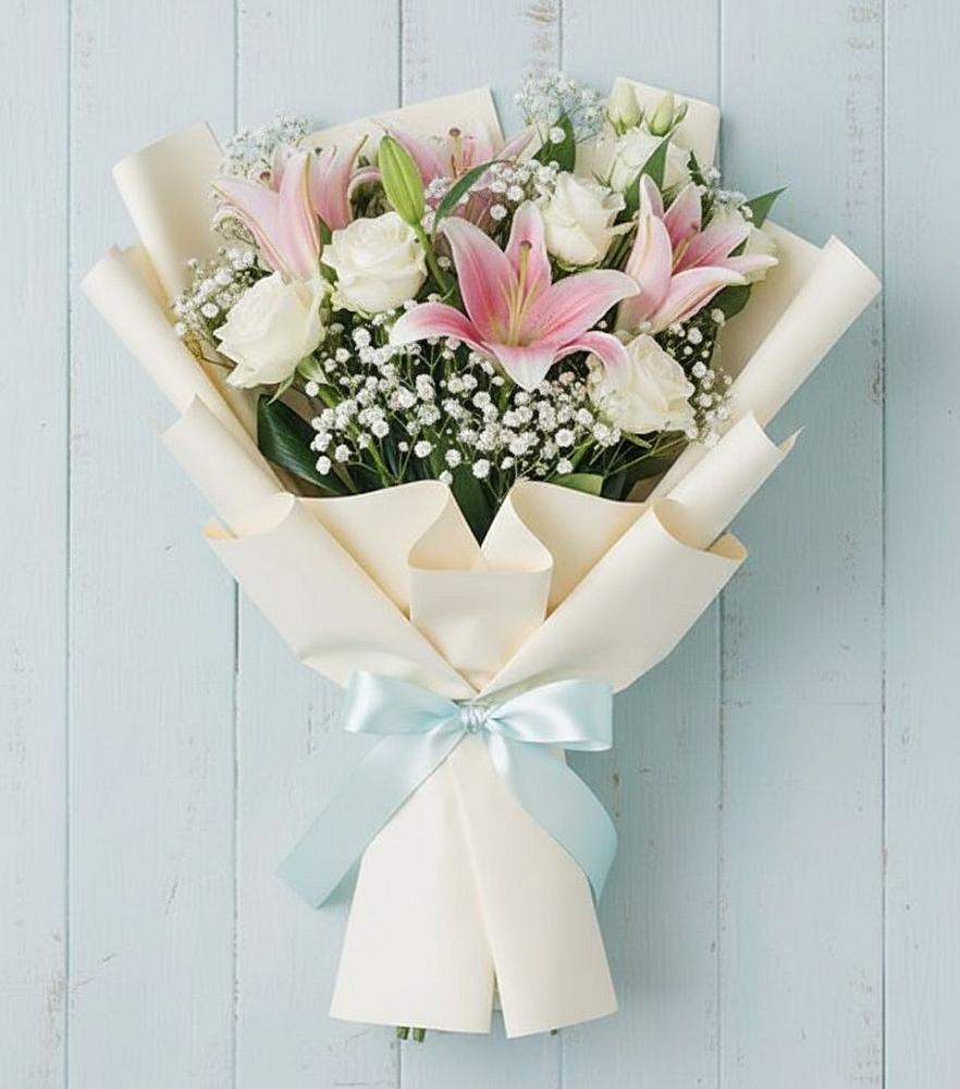 Букет цветов из: Лилии в Дондуковском