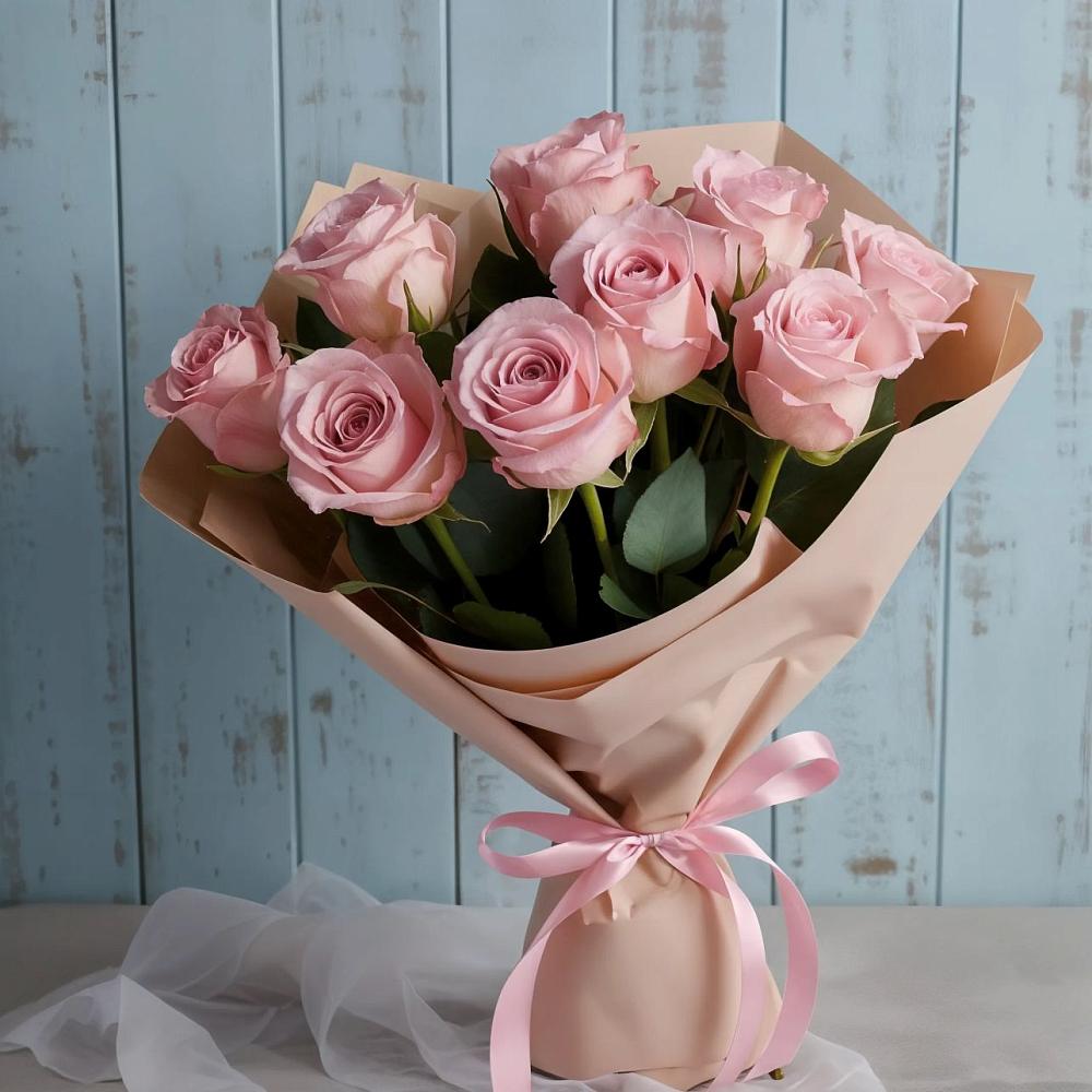 Букет цветов из: Розы в Дондуковском