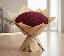 Букет 101 Красная роза в Дондуковском