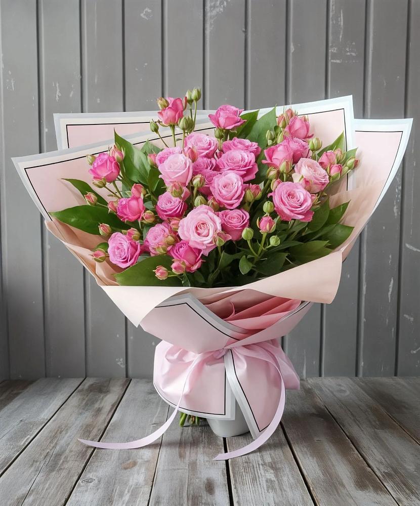 Букет Розовый кустик в Дондуковском