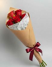 Букет цветов из:  Розы в Дондуковском
