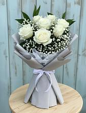 Букет цветов из:  Розы в Дондуковском