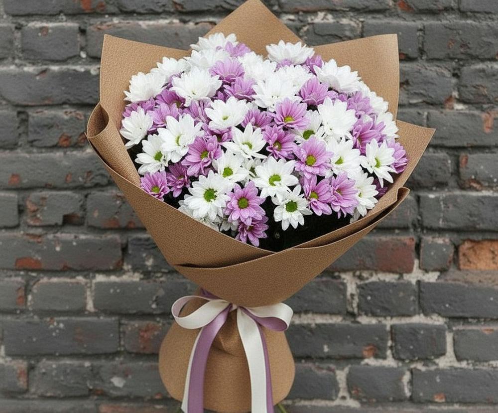 Букет цветов из: Хризантемы в Дондуковском
