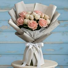 Букет цветов из:  Розы в Дондуковском