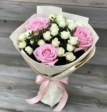 Букет цветов из:  Розы в Дондуковском