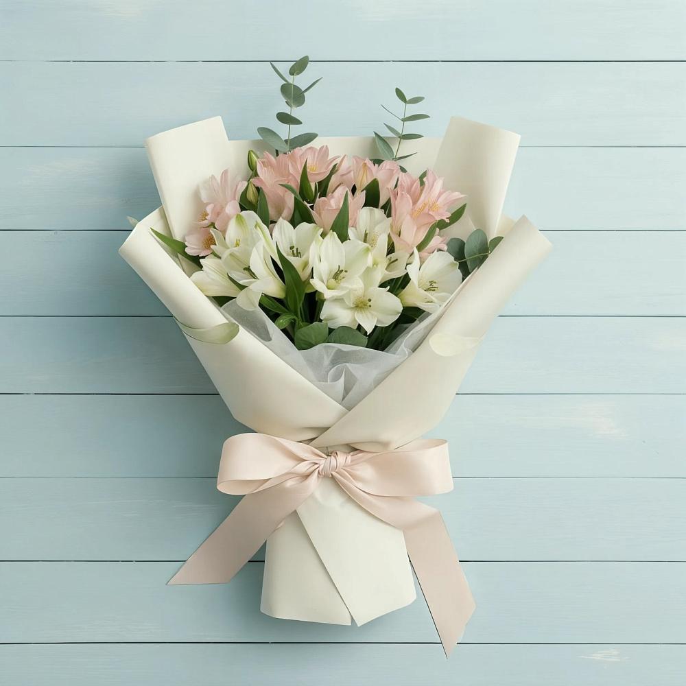 Букет цветов из: Альстромерии в Дондуковском