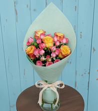 Букет цветов из:  Розы в Дондуковском