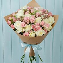Букет цветов из:  Розы в Дондуковском