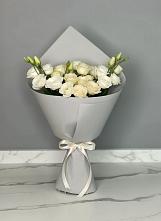 Букет цветов из:  Розы и Лизиантусы в Дондуковском